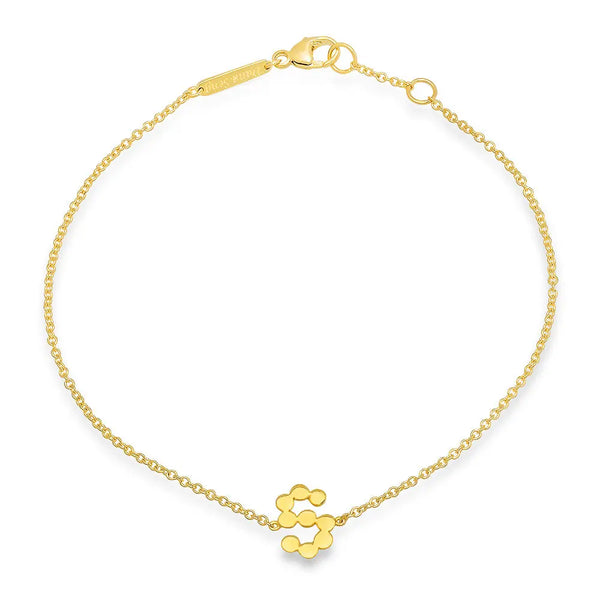 DSJ's Signature Meaningful Gold Initial Bracelet - Dana Seng Jewelry Collection