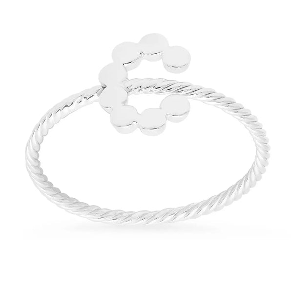 DSJ's Signature Meaningful Twisted Gold Initial Ring - Dana Seng Jewelry Collection