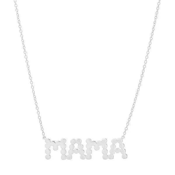 DSJ's Signature Meaningful Gold "MAMA" Necklace - Dana Seng Jewelry Collection