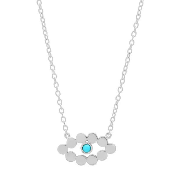 Evil Eye Birthstone Necklace - Dana Seng Jewelry Collection