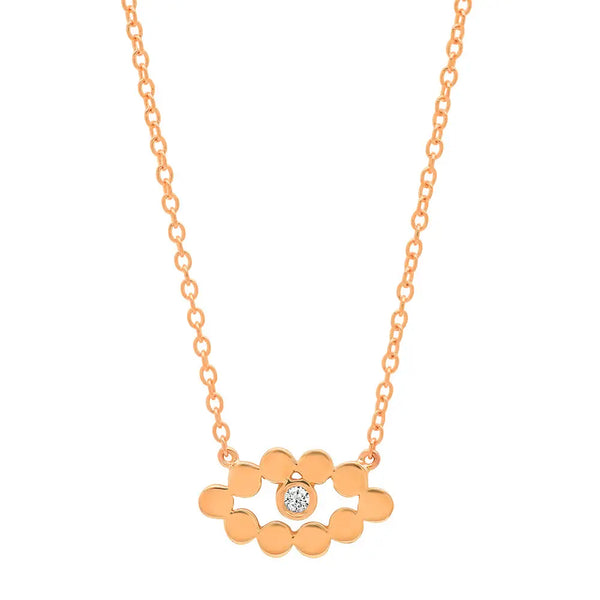 Evil Eye Diamond Necklace - Dana Seng Jewelry Collection