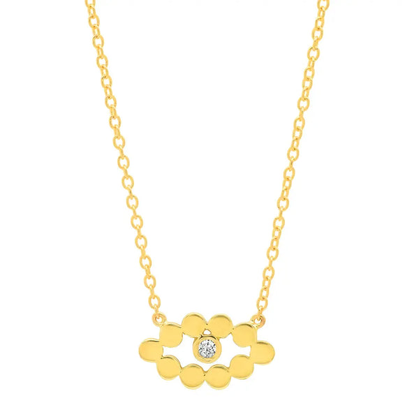 Evil Eye Diamond Necklace - Dana Seng Jewelry Collection