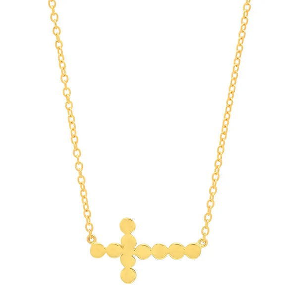 Magic Gold Cross Necklace - Dana Seng Jewelry Collection