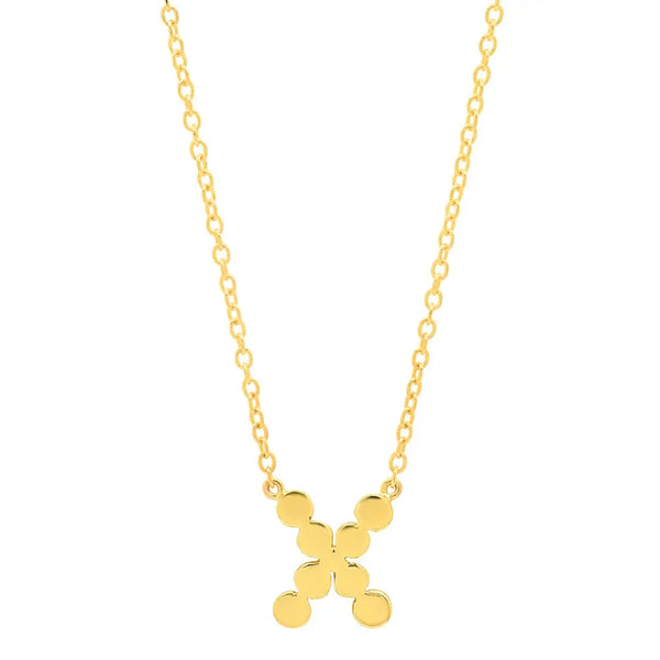 DSJ's Signature Meaningful Gold Initial Necklace - Dana Seng Jewelry Collection