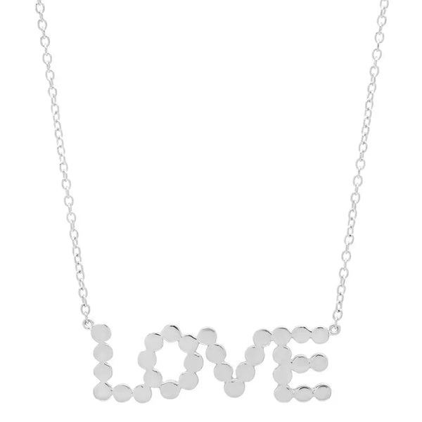 DSJ's Signature Meaningful Gold "LOVE" Necklace - Dana Seng Jewelry Collection