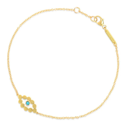 DSJ's Signature Meaningful Birthstone & Initial Bracelet