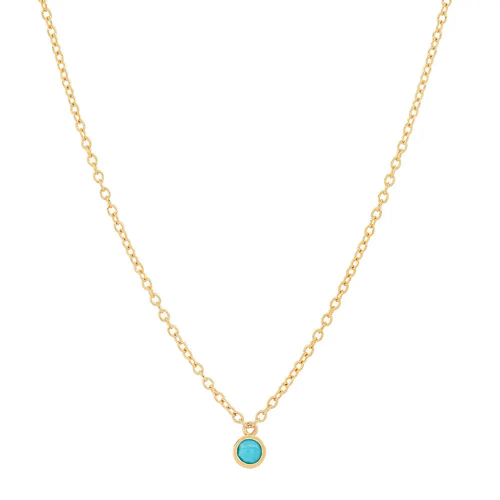 Single Precious Birthstone Necklace