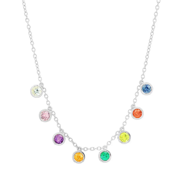 "8 Precious Birthstones" Necklace - Dana Seng Jewelry Collection