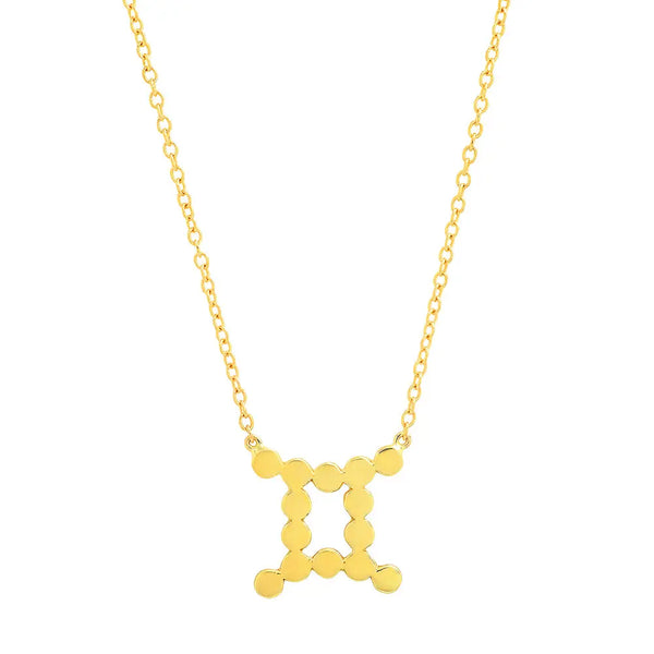 Dana Seng Signature Gemini Zodiac Necklace - Dana Seng Jewelry Collection