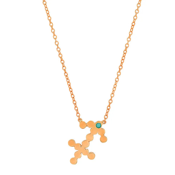Dana Seng Signature Sagittarius Zodiac With Precious Birthstone Necklace - Dana Seng Jewelry Collection