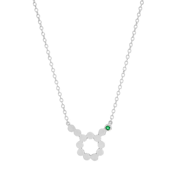 Dana Seng Signature Taurus Zodiac With Precious Birthstone Necklace - Dana Seng Jewelry Collection