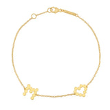 DSJ's Signature Meaningful Multi Gold Initial Bracelet - Dana Seng Jewelry Collection