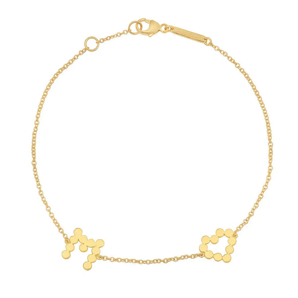 DSJ's Signature Meaningful Multi Gold Initial Bracelet - Dana Seng Jewelry Collection