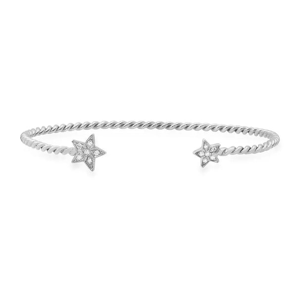 Magical Stars Diamond Cuff Bracelet - Dana Seng Jewelry Collection