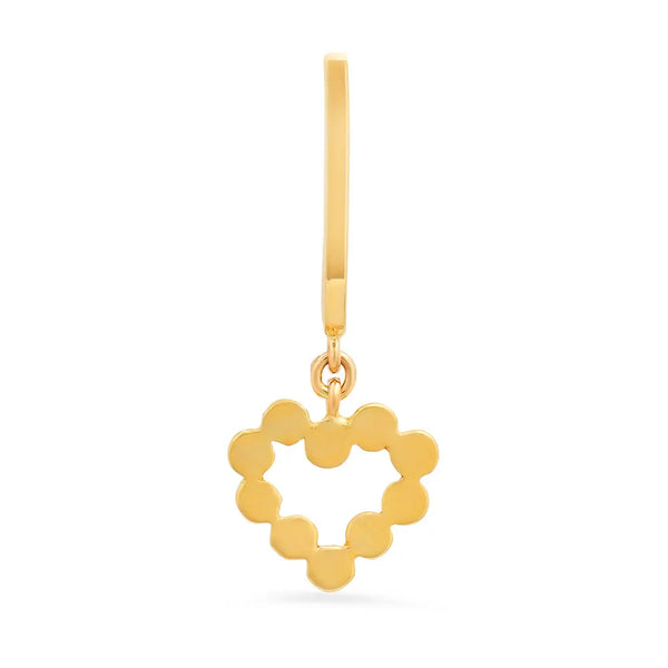 DSJ's Signature Meaningful Gold Initial Dangle Earring - Dana Seng Jewelry Collection