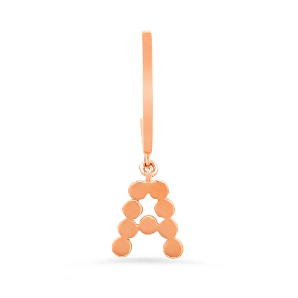 DSJ's Signature Meaningful Gold Initial Dangle Earring - Dana Seng Jewelry Collection