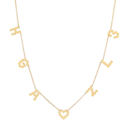 DSJ's Signature Meaningful Number & Birthstone Necklace