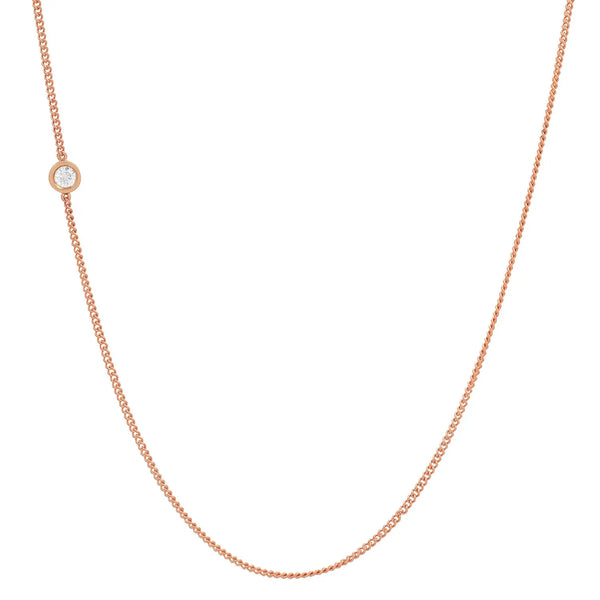 Meaningful Birthstone Curb Chain Necklace - Dana Seng Jewelry Collection