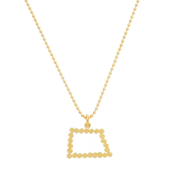 "My North Dakota Home State" Necklace - Dana Seng Jewelry Collection