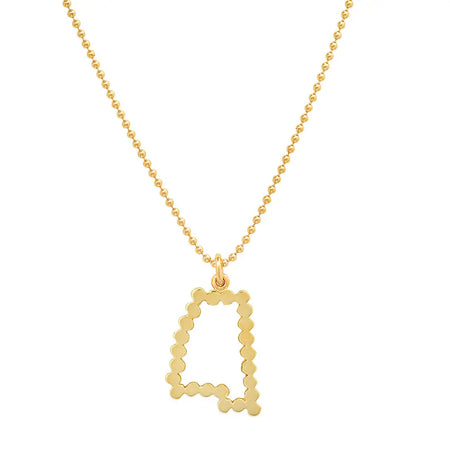 "My Louisiana Home State" Necklace