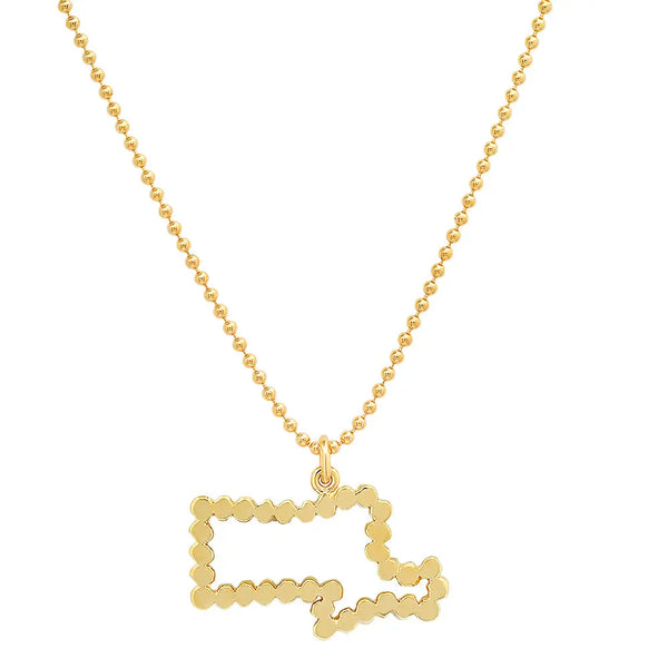 "My Massachusetts Home State" Necklace - Dana Seng Jewelry Collection