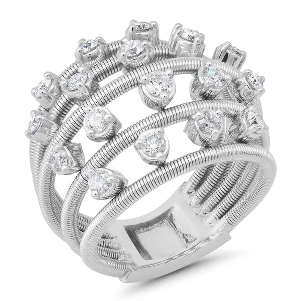 Sphere Shaped Diamond Ring - Dana Seng Jewelry Collection