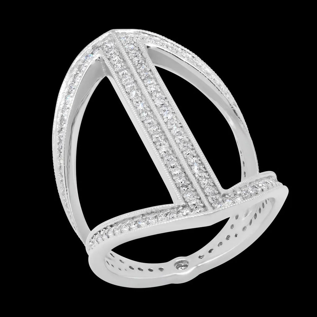 Abstract Diamond Ring