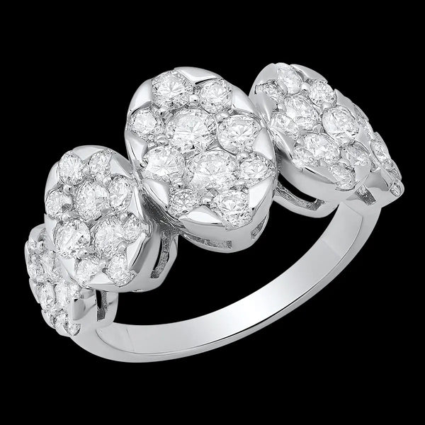 Ovals Diamond Ring - Dana Seng Jewelry Collection