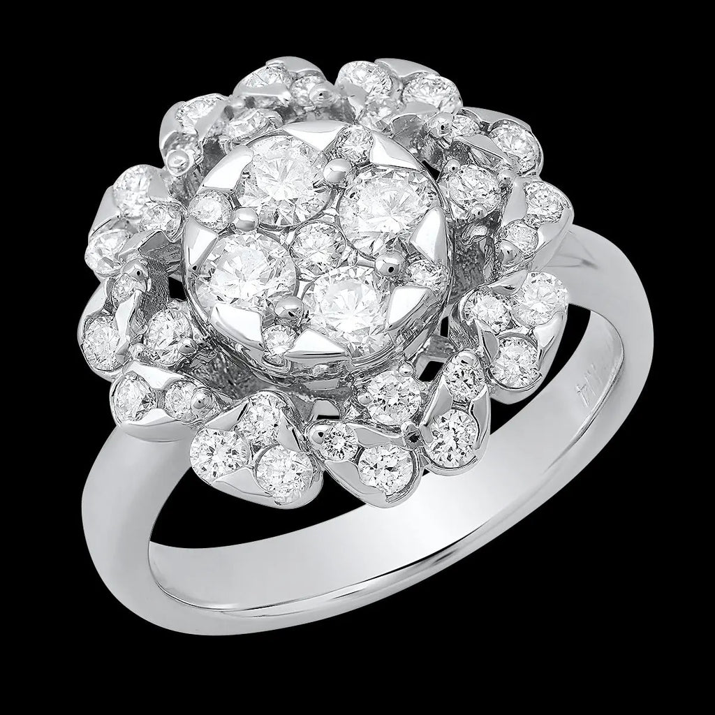 Wild Flower Diamond Ring