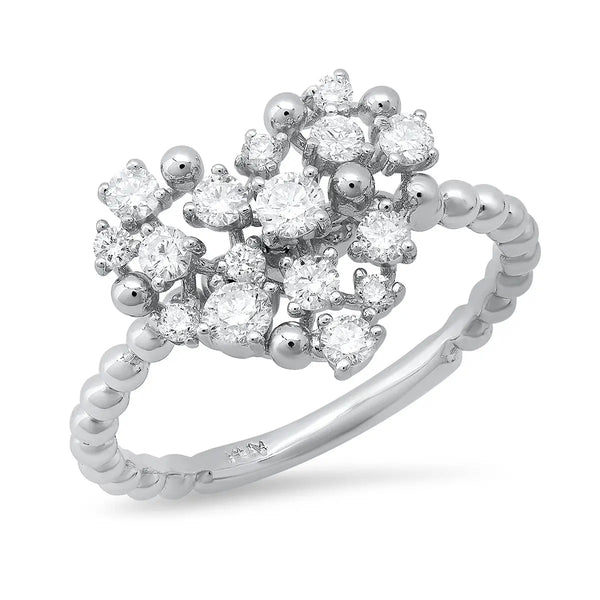 Precious Heart Diamond Ring - Dana Seng Jewelry Collection
