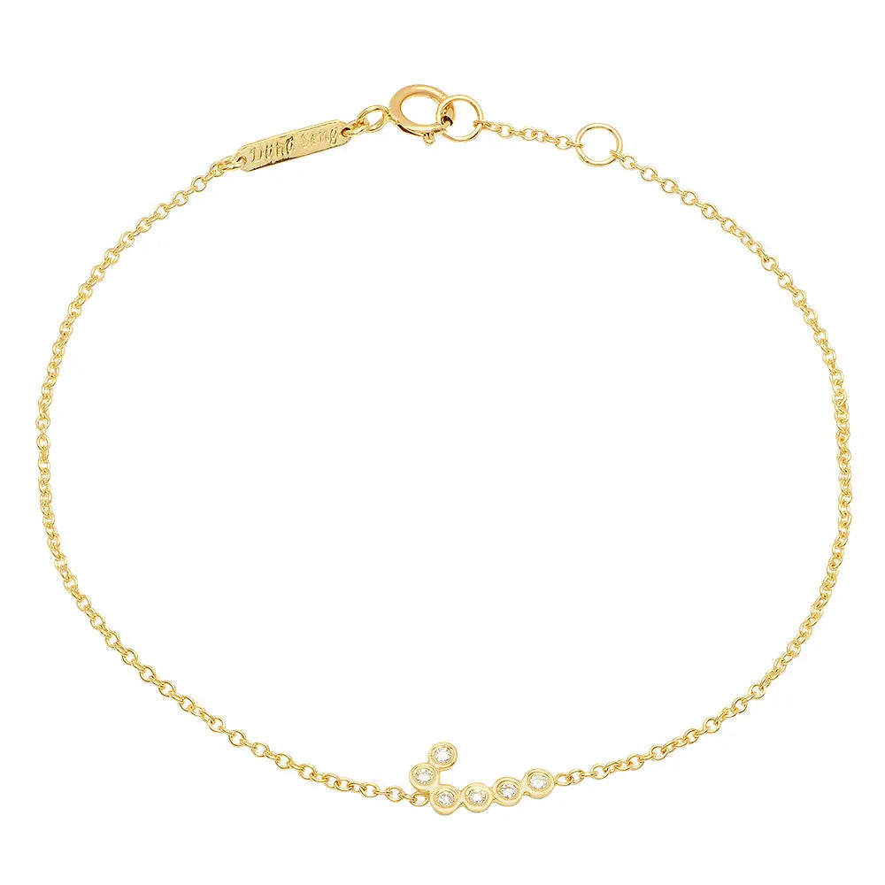 DSJ's Signature Meaningful Birthstone & Initial Bracelet