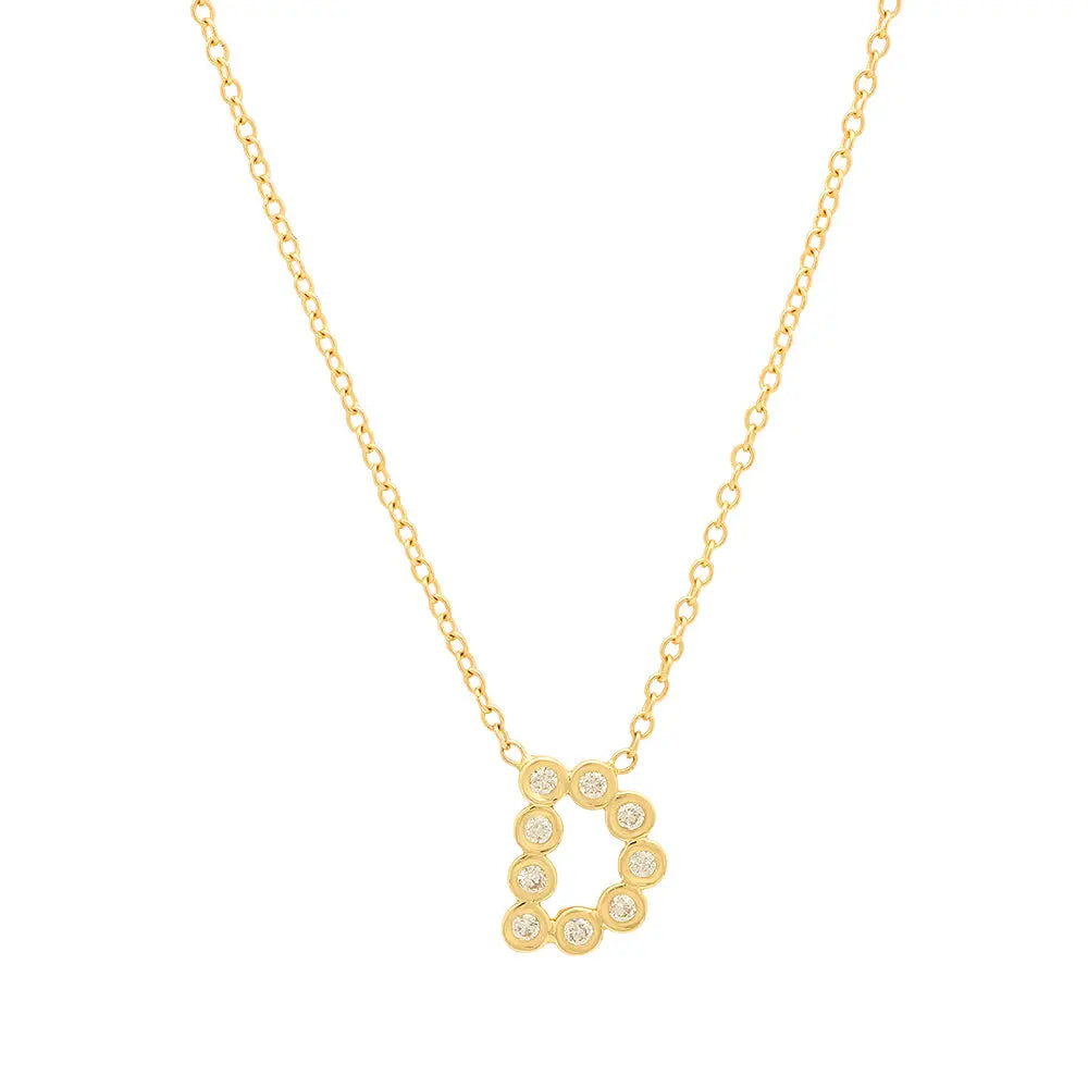DSJ's Signature Meaningful Birthstone & Initial Necklace