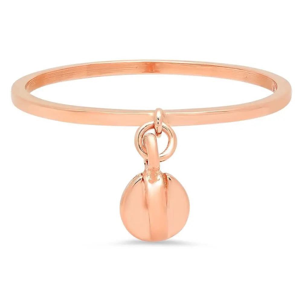 Single Dangle Star Fruit Gold Ring