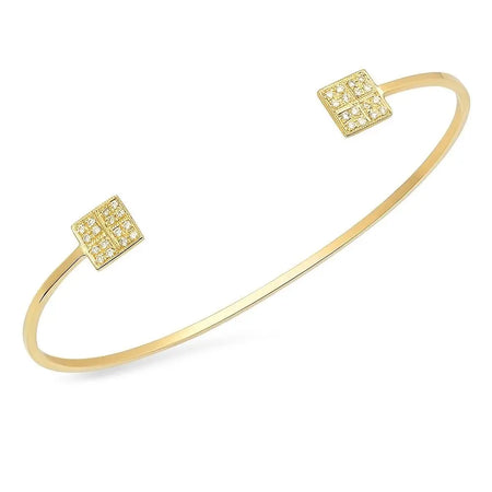 DSJ's Signature Meaningful Gold Initial/Number/Heart Twisted Cuff