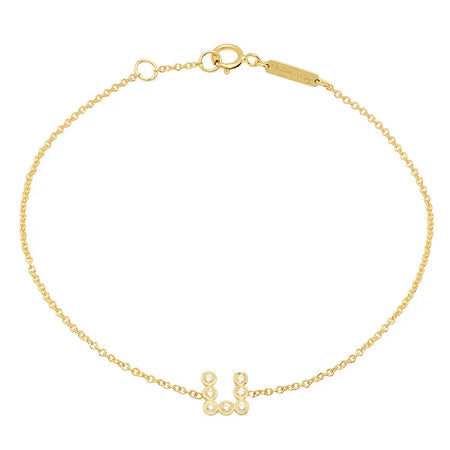 DSJ's Signature Meaningful Gold Initial/Number/Heart Twisted Cuff