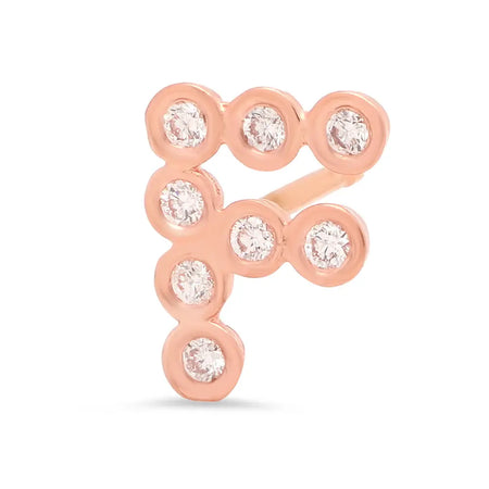 DSJ's Signature Tiny Open Heartbeats Birthstone Stud Earring