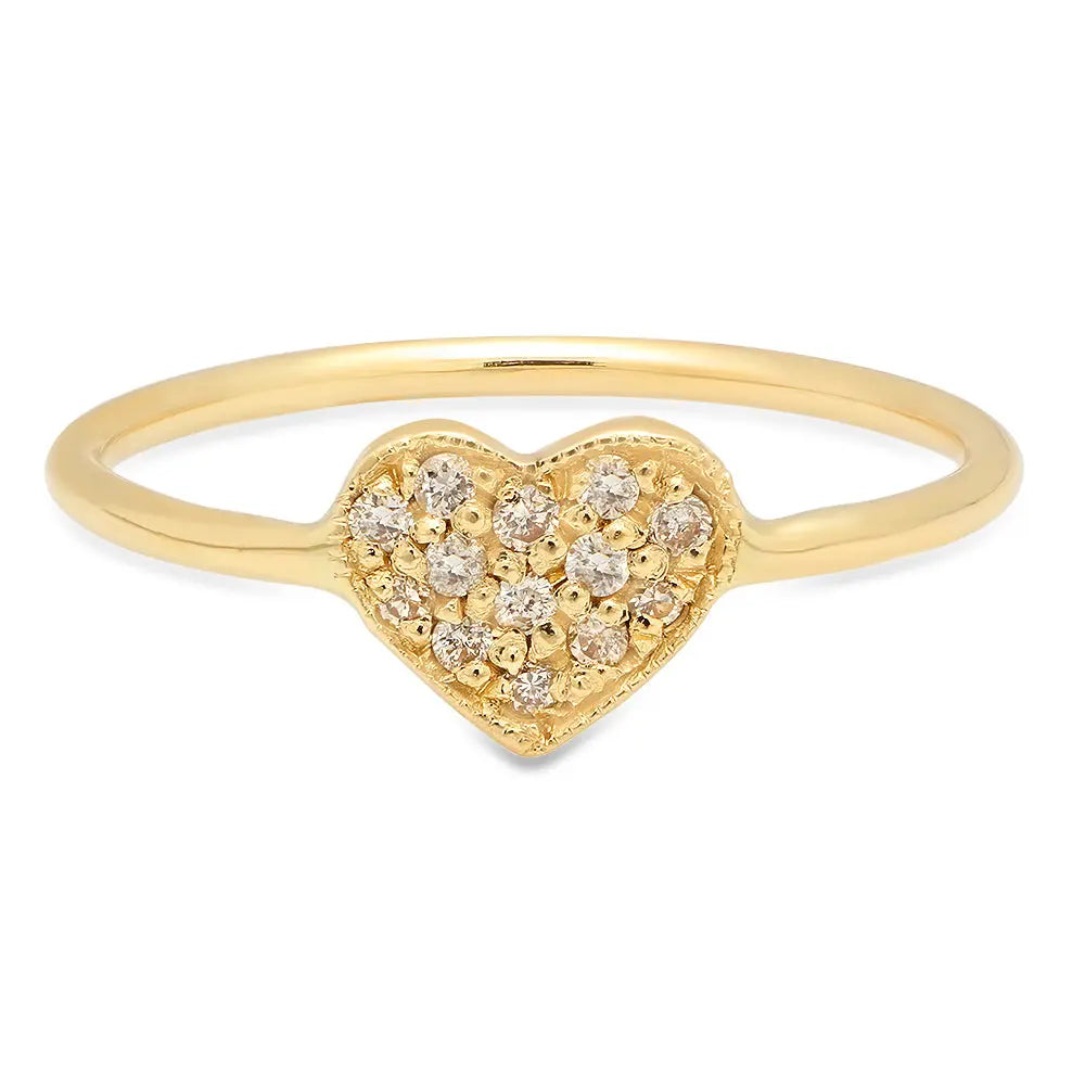 Precious Heart Diamond Ring