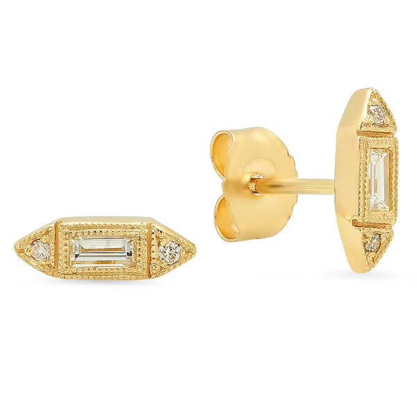 The Exquisite Diamond Stud Earrings