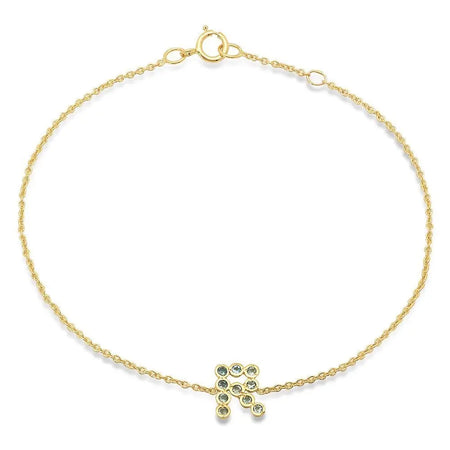 DSJ's Signature Meaningful Birthstone Heart Bracelet