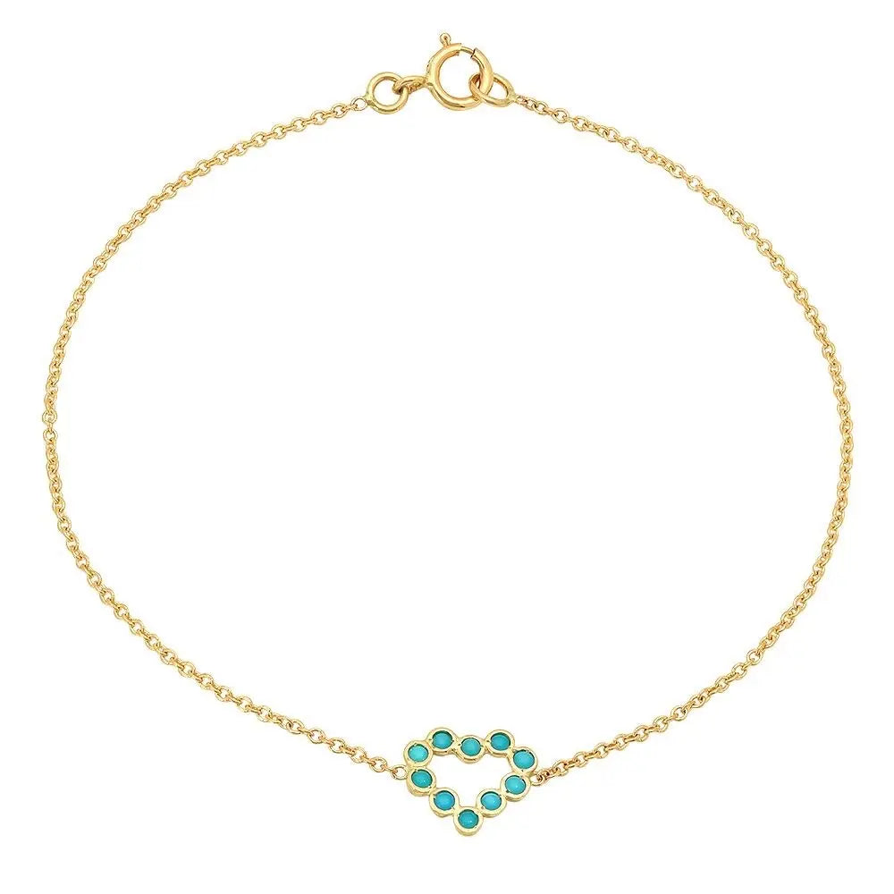 DSJ's Signature Meaningful Birthstone Heart Bracelet