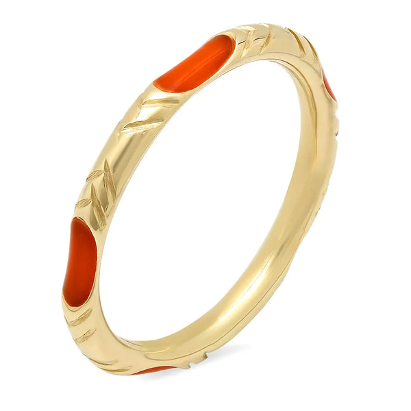 Illuminated Enamel Ring