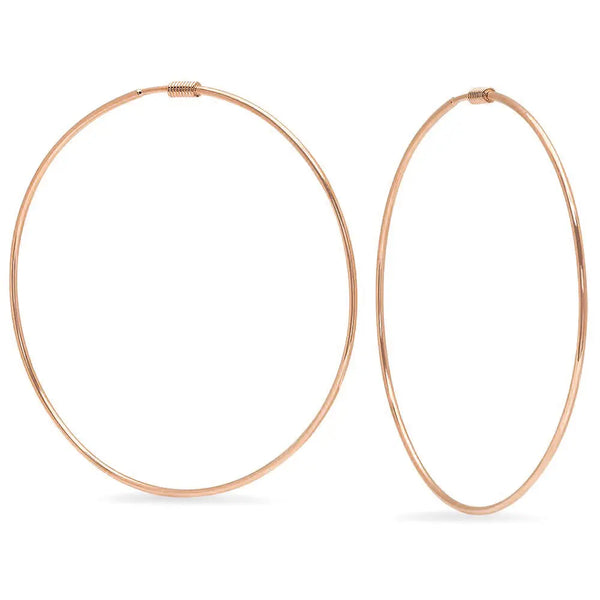 Classic Gold Hoop Earrings - Dana Seng Jewelry Collection