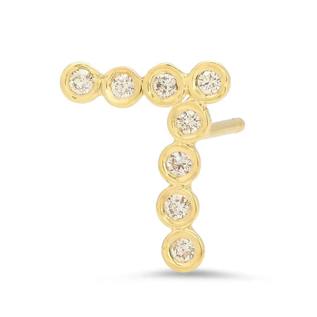 DSJ's Signature Tiny Open Heartbeats Birthstone Stud Earring