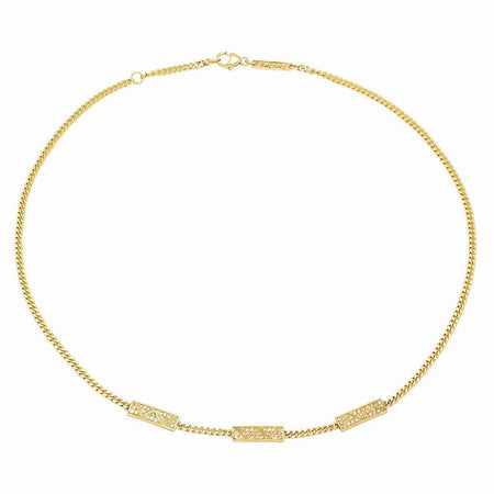 The Modest & Forever After Dangling Diamond Choker Necklace