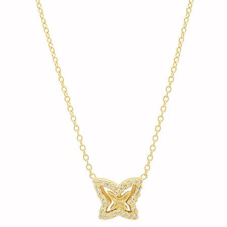 Butterfly Gold Necklace