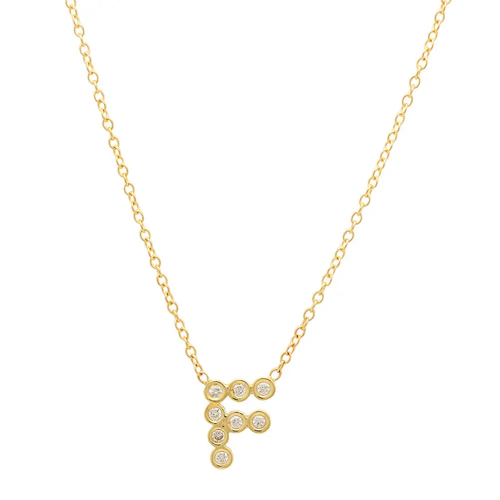DSJ's Signature Meaningful Birthstone & Initial Necklace