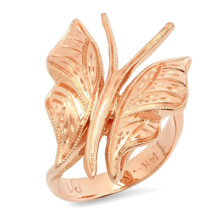 Baby Butterfly Gold Ring