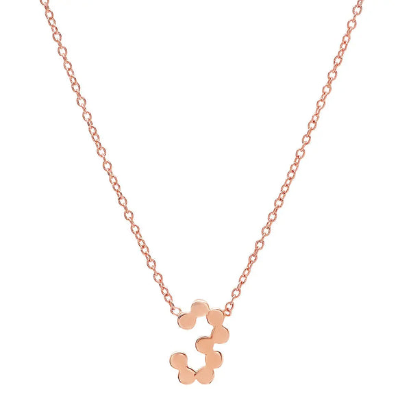 DSJ's Signature Meaningful Gold Number Necklace - Dana Seng Jewelry Collection
