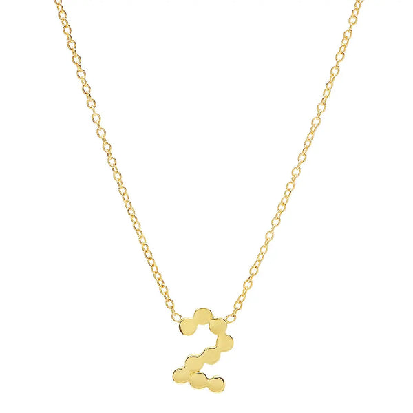 DSJ's Signature Meaningful Gold Number Necklace - Dana Seng Jewelry Collection