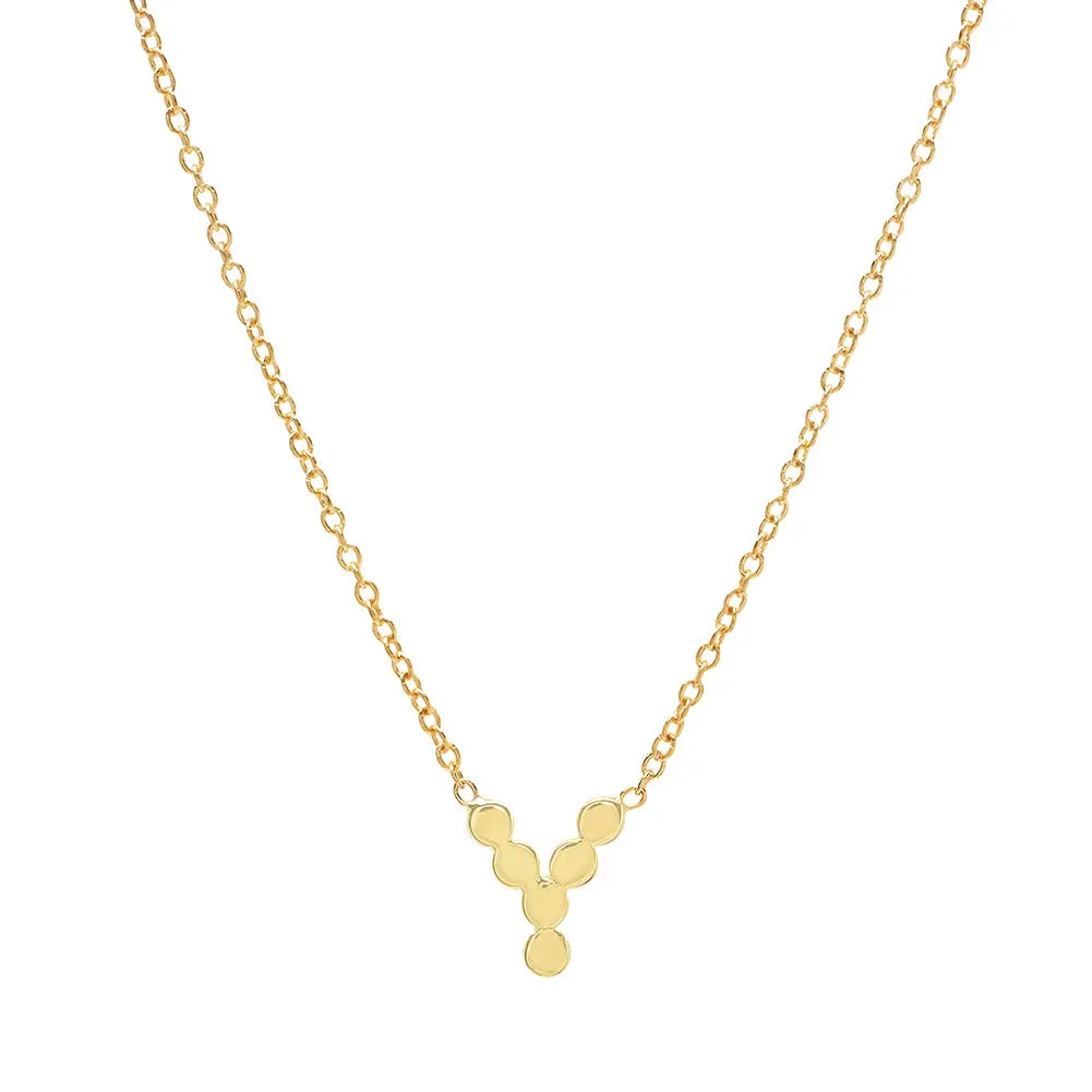 DSJ's Signature Meaningful Gold Initial Necklace
